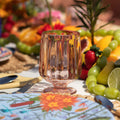 Vaso color durazno